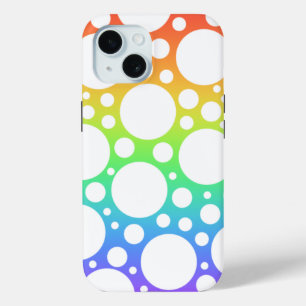 Rainbow Polka Dotted iPhone Case