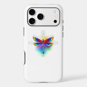 Rainbow Polygonal Dragonfly