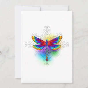 Rainbow Polygonal Dragonfly Announcement
