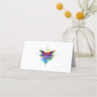 Rainbow Polygonal Dragonfly