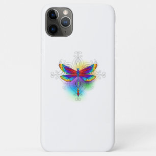 Rainbow Polygonal Dragonfly Case-Mate iPhone Case
