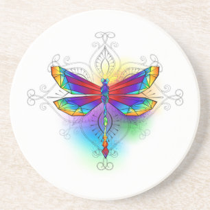 Rainbow Polygonal Dragonfly Coaster