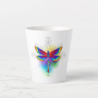 Rainbow Polygonal Dragonfly