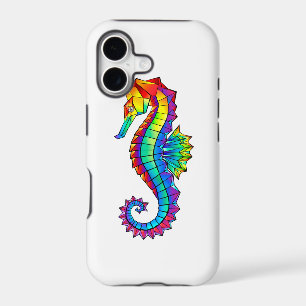 Rainbow Polygonal Seahorse