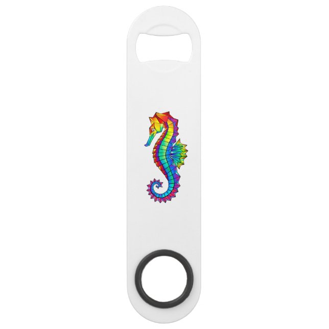 Rainbow Polygonal Seahorse (Front)