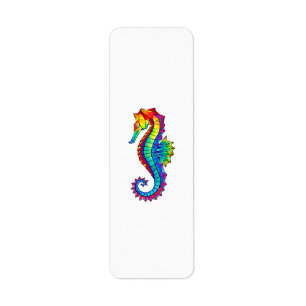 Rainbow Polygonal Seahorse