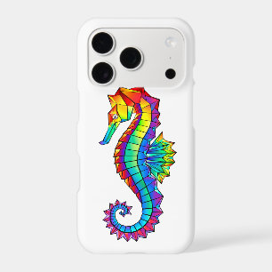 Rainbow Polygonal Seahorse