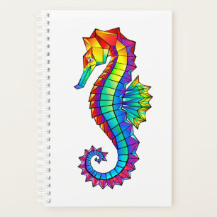 Rainbow Polygonal Seahorse Planner