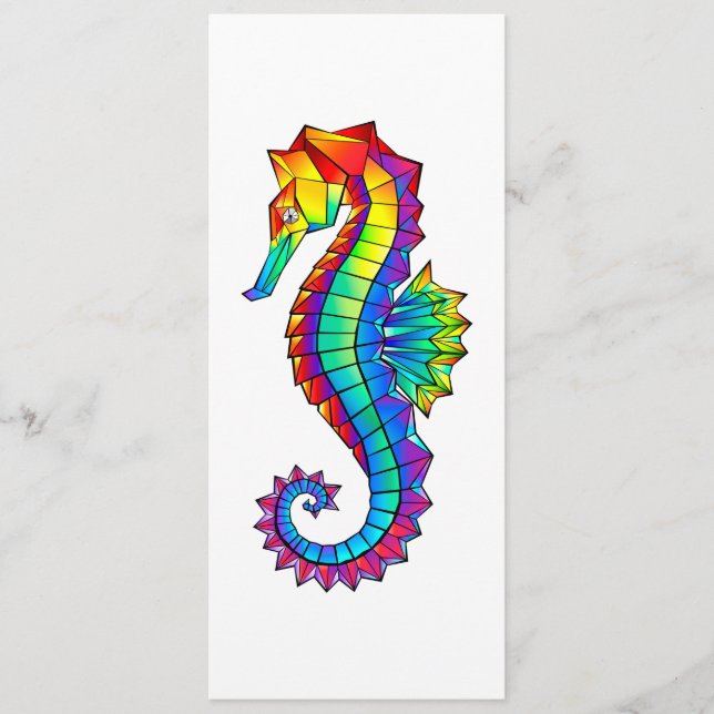 Rainbow Polygonal Seahorse Programme (Front)
