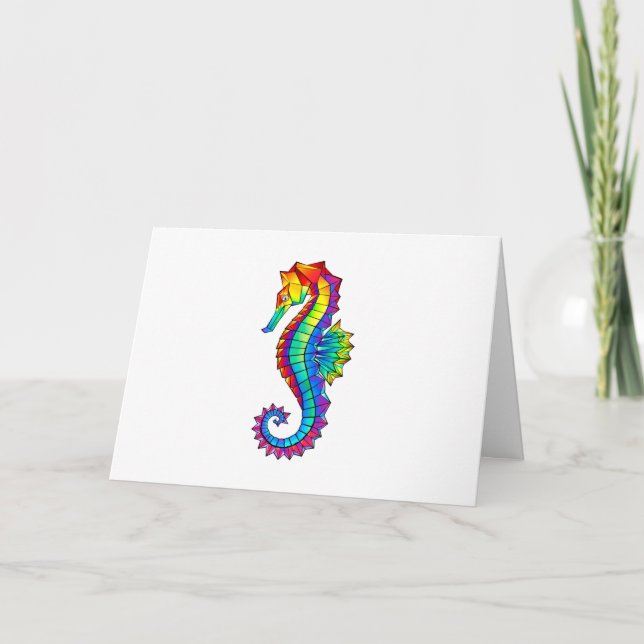 Rainbow Polygonal Seahorse Programme (Front)