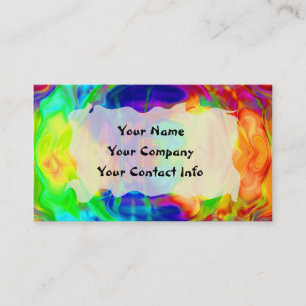 Rainbow Pool Business Card Template