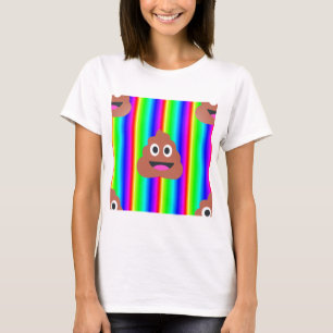 rainbow poop emoji T-Shirt