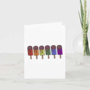 Rainbow Popsicle Parade Invitation