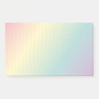 Rainbow Post-It®, 10" x 6" Post-it Notes