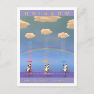 RAINBOW postcard