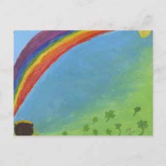 Rainbow Postcard