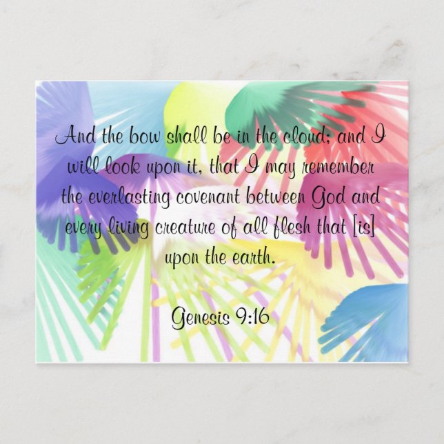 rainbow postcard (Front)