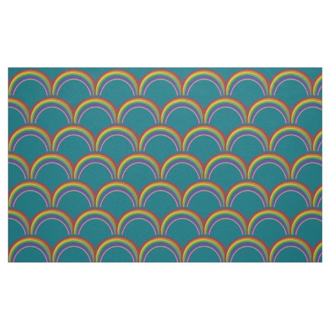 Rainbow Pride 2020 Olympics Fabric (Fat Quarter)