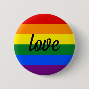 Rainbow Pride 6 Cm Round Badge