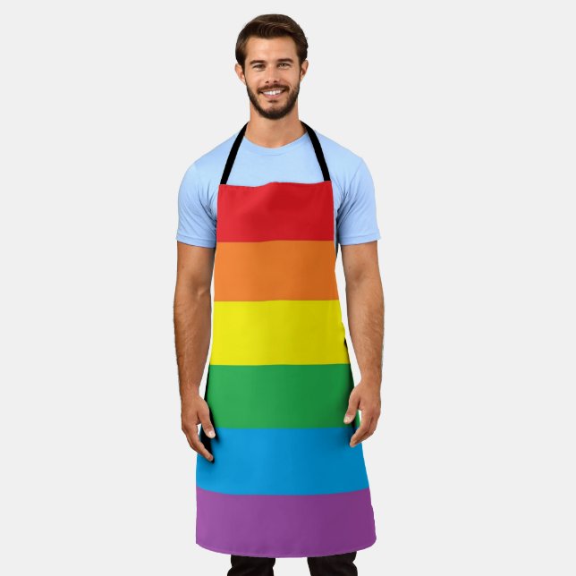 "Rainbow Pride"  Apron (Worn)