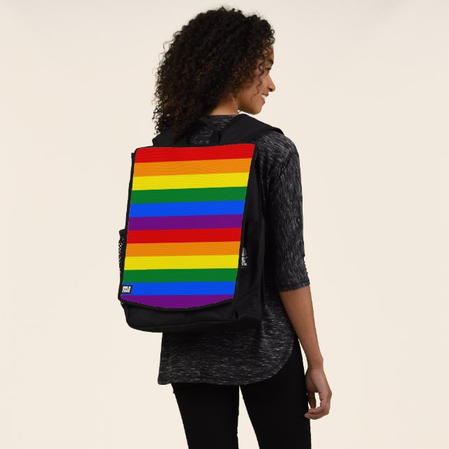 Rainbow Pride Backpack (Worn)