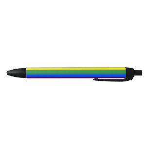 Rainbow Pride Black Ink Pen