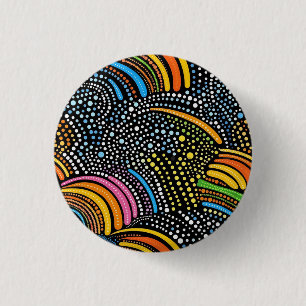 Rainbow pride button