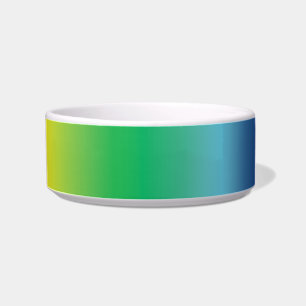 rainbow pride colours pattern dog, cat, pet bowl