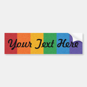 Rainbow Pride Flag Bumper Sticker