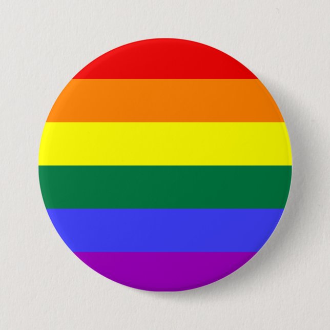 Rainbow Pride Flag Button (Front)