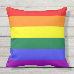 Rainbow Pride Flag Cushion
