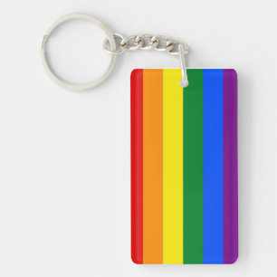 Rainbow Pride Flag Key Ring