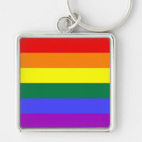 Rainbow Pride Flag Keychain