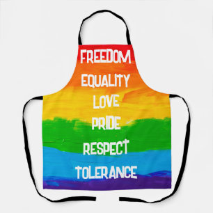 Rainbow Pride Flag LGBT Apron – Colourful Gay 
