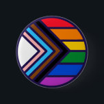 Rainbow Pride Flag LGBTQ  6 Cm Round Badge<br><div class="desc">Show your pride with this colorful rainbow button pin,  it's perfect for backpacks,  jackets,  hats,  tote bag. Wear it at Pride events ,  parades or  as an everyday symbol of love and support for the LGBTQ community.</div>