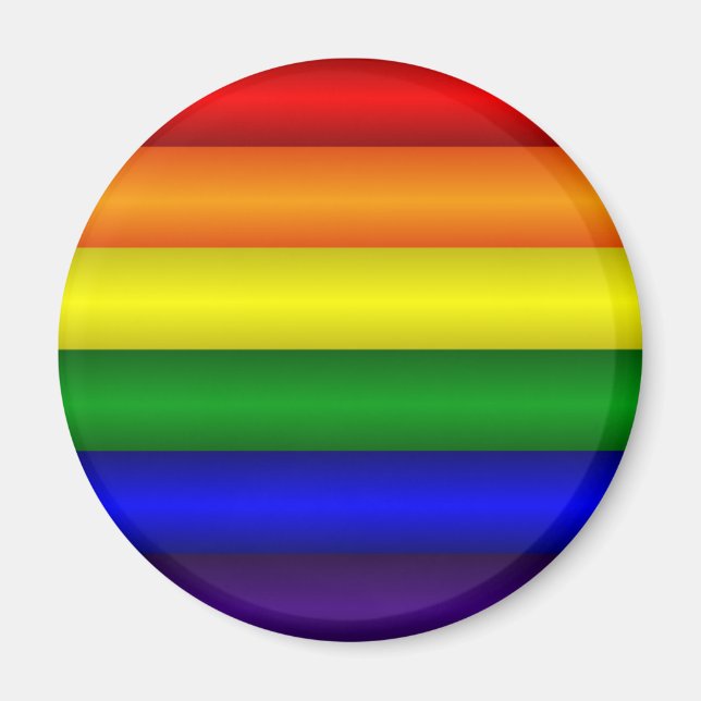 Rainbow Pride Flag Magnet (Front)