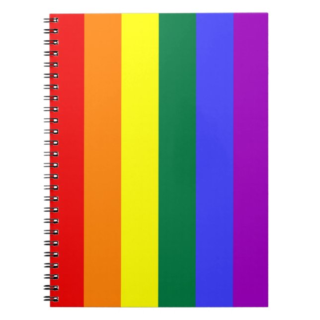 Rainbow Pride Flag Notebook (Front)