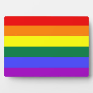 Rainbow Pride Flag Plaque