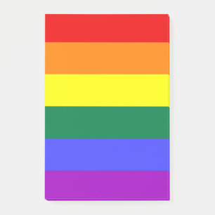 Rainbow Pride Flag Post-it Notes