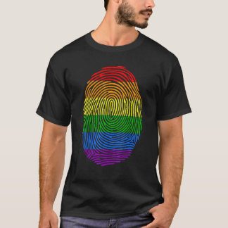 Rainbow Pride Flag Pride Cat Pile Lgbt Cute 1 T-Shirt