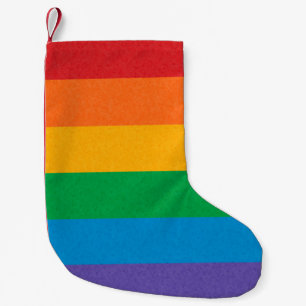 Rainbow Pride Flag Small Christmas Stocking