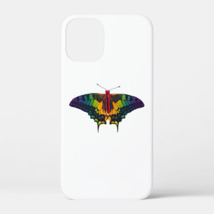 Rainbow Pride Flag Swallowtail Butterfly iPhone 12 Mini Case