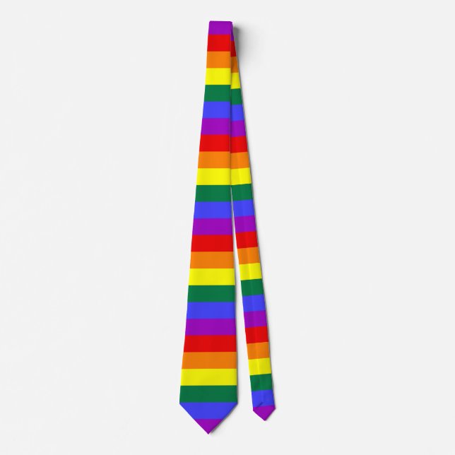 Rainbow Pride Flag Tie (Front)