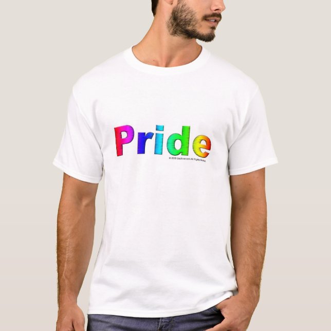 Rainbow Pride (Gay) T-Shirt (Front)