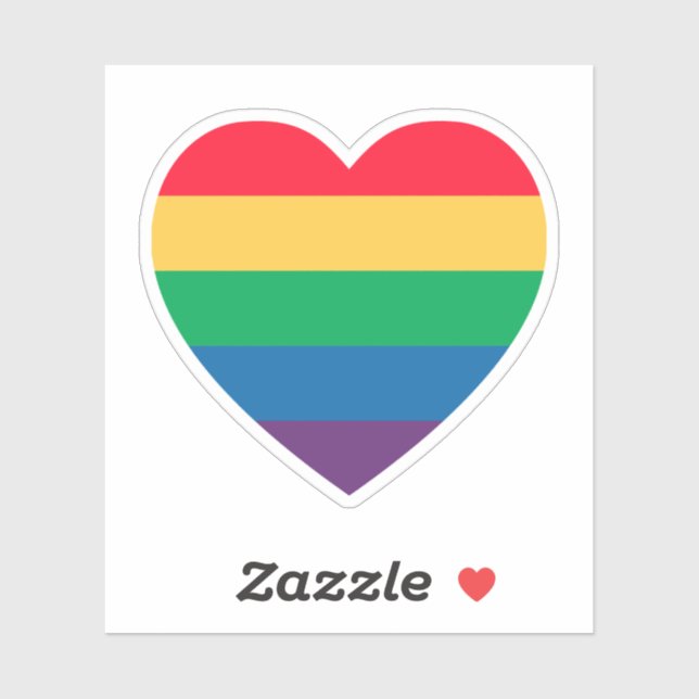 Rainbow Pride Heart (Sheet)