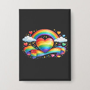 Rainbow Pride Heart – Colourful LGBTQ+ Love Design