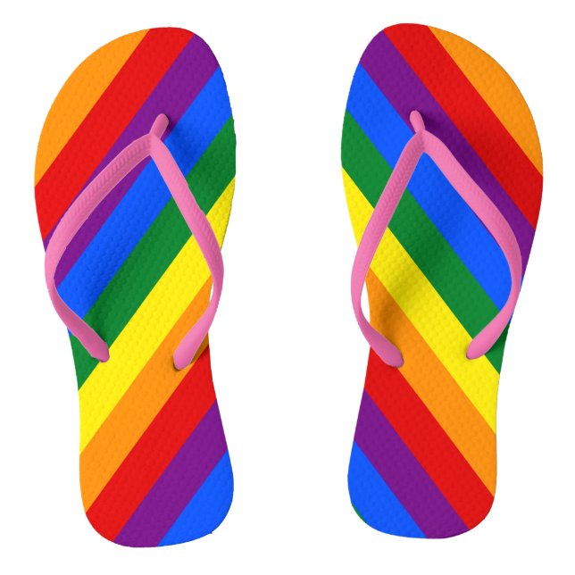 Rainbow Pride Jandals (Footbed)