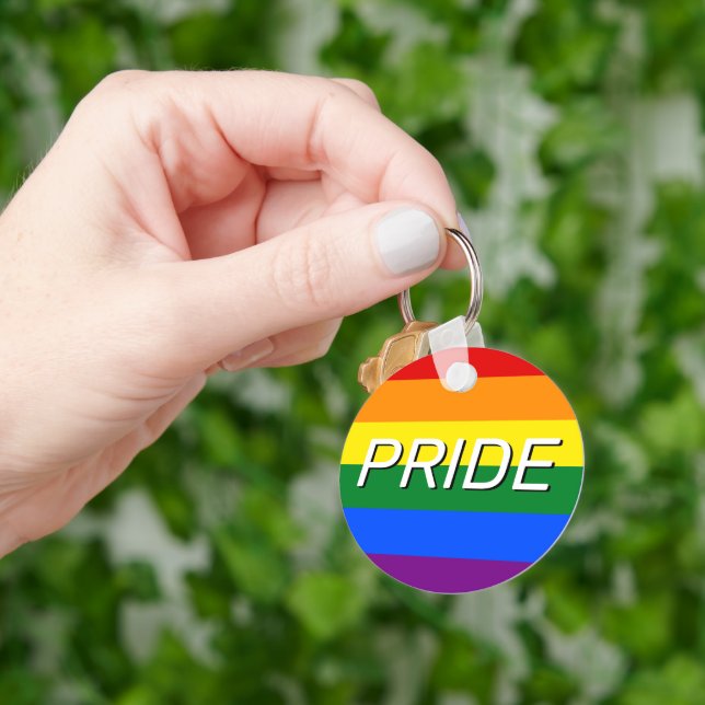 Rainbow Pride Key Ring (Hand)