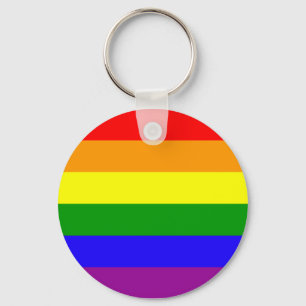 Rainbow Pride keychain