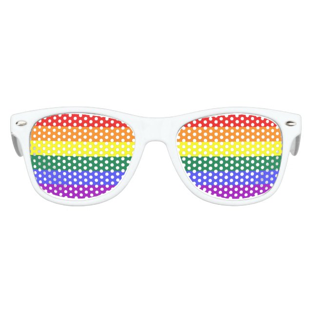 Rainbow Pride Kids Sunglasses (Front)